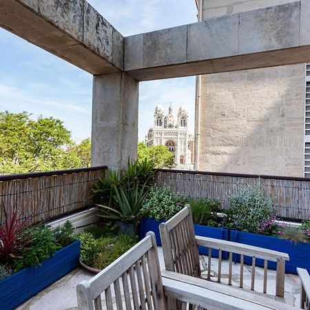 Terrasse Fadoli - Grande Terrasse Avec Vue Mer Et Cathedrale مارسيليا المظهر الخارجي الصورة